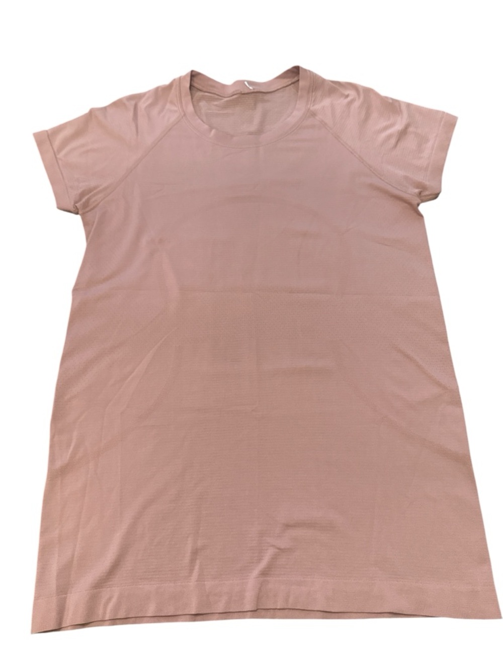 Lululemon Swiftly Tech Shirt Womens 10 Peachy Pink Short Sleeve Athletic Running
